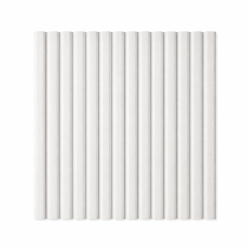 panel listones blancos pared interior moderno