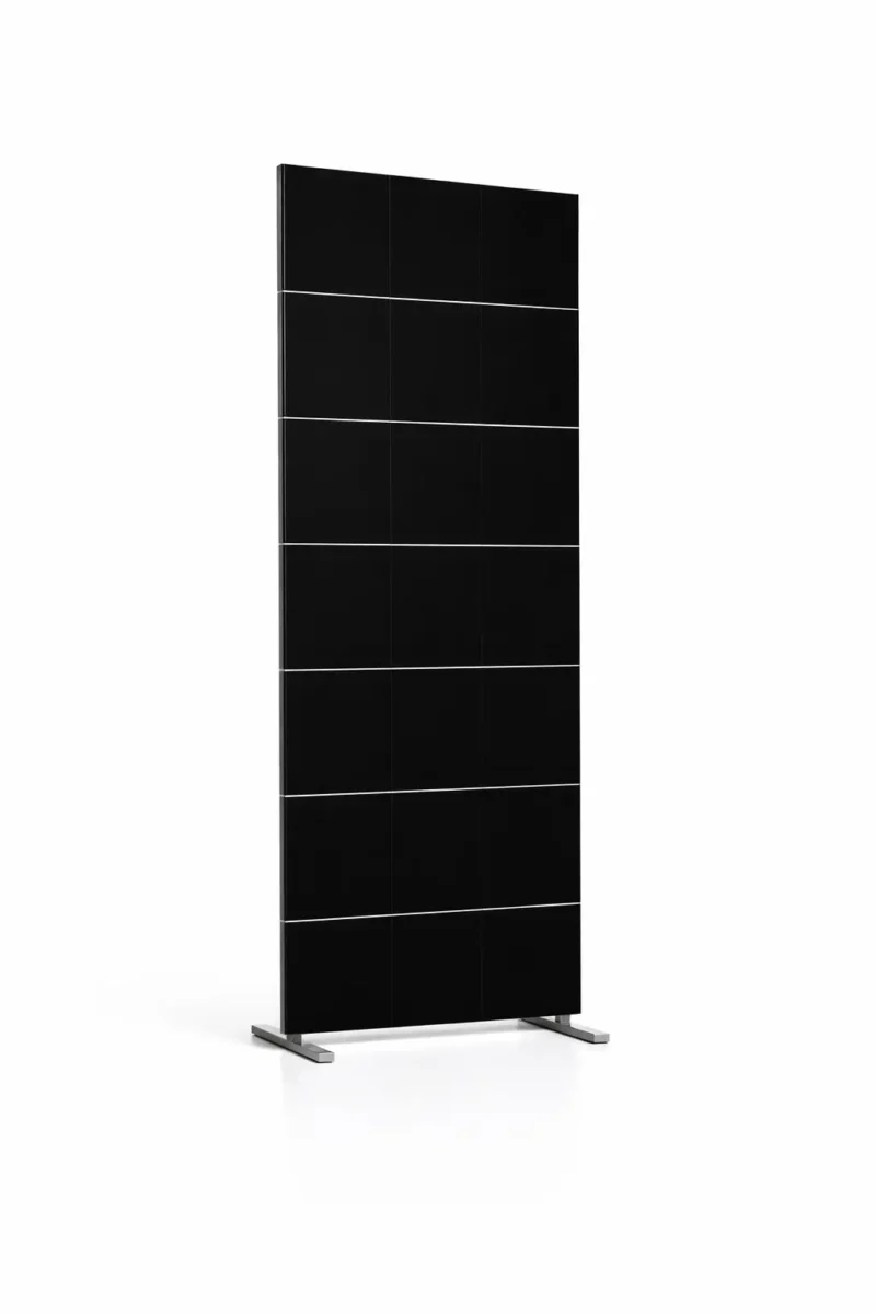 Panel de PVC negro liso para revestimiento de pared moderno y elegante