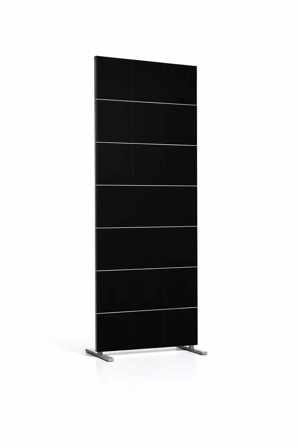 Panel de PVC negro liso para revestimiento de pared moderno y elegante