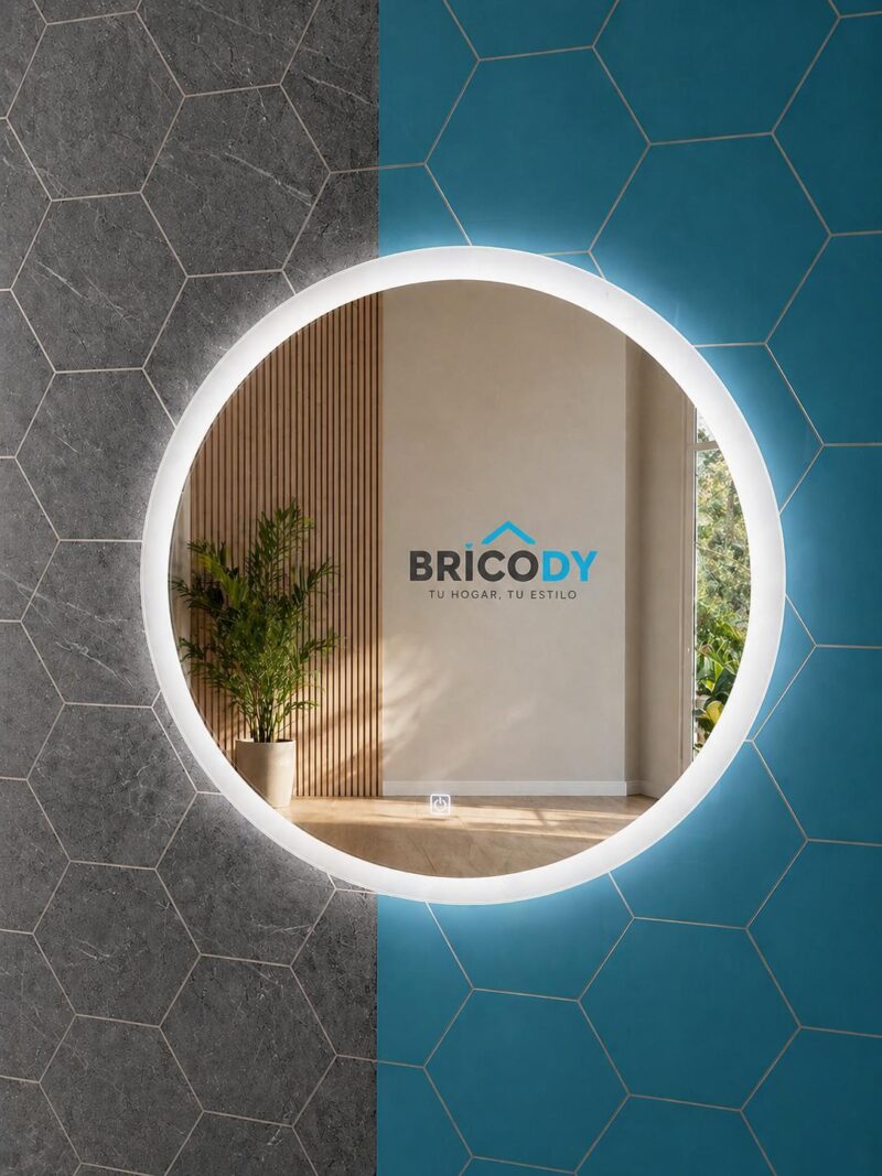 Espejo LED redondo 60x60 cm EML-K013