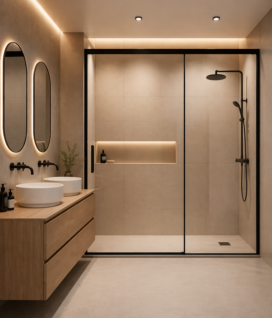 Mampara de ducha ES-K008 (5 medidas)