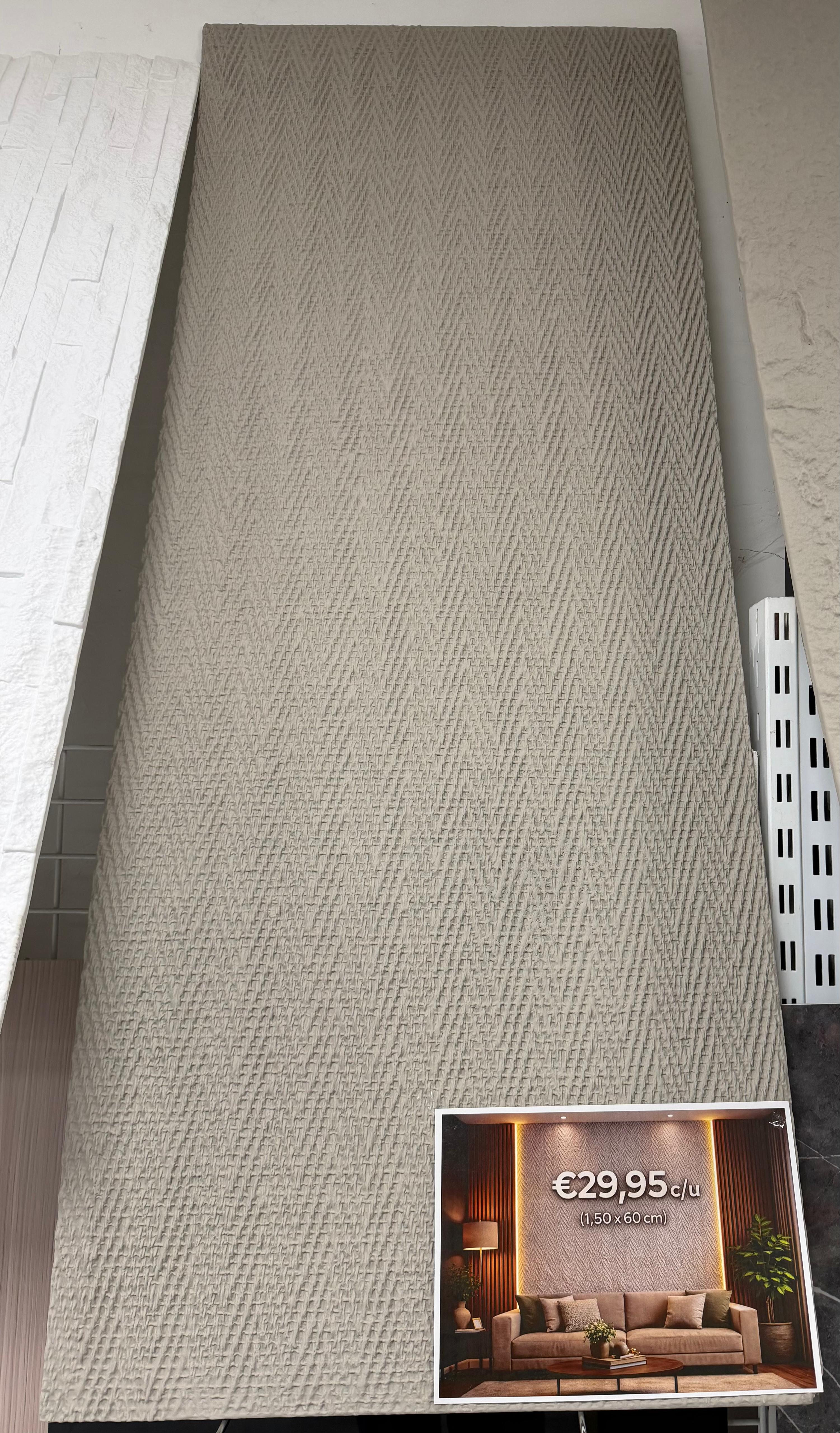 Panel poliestireno espiga beige modelo 12