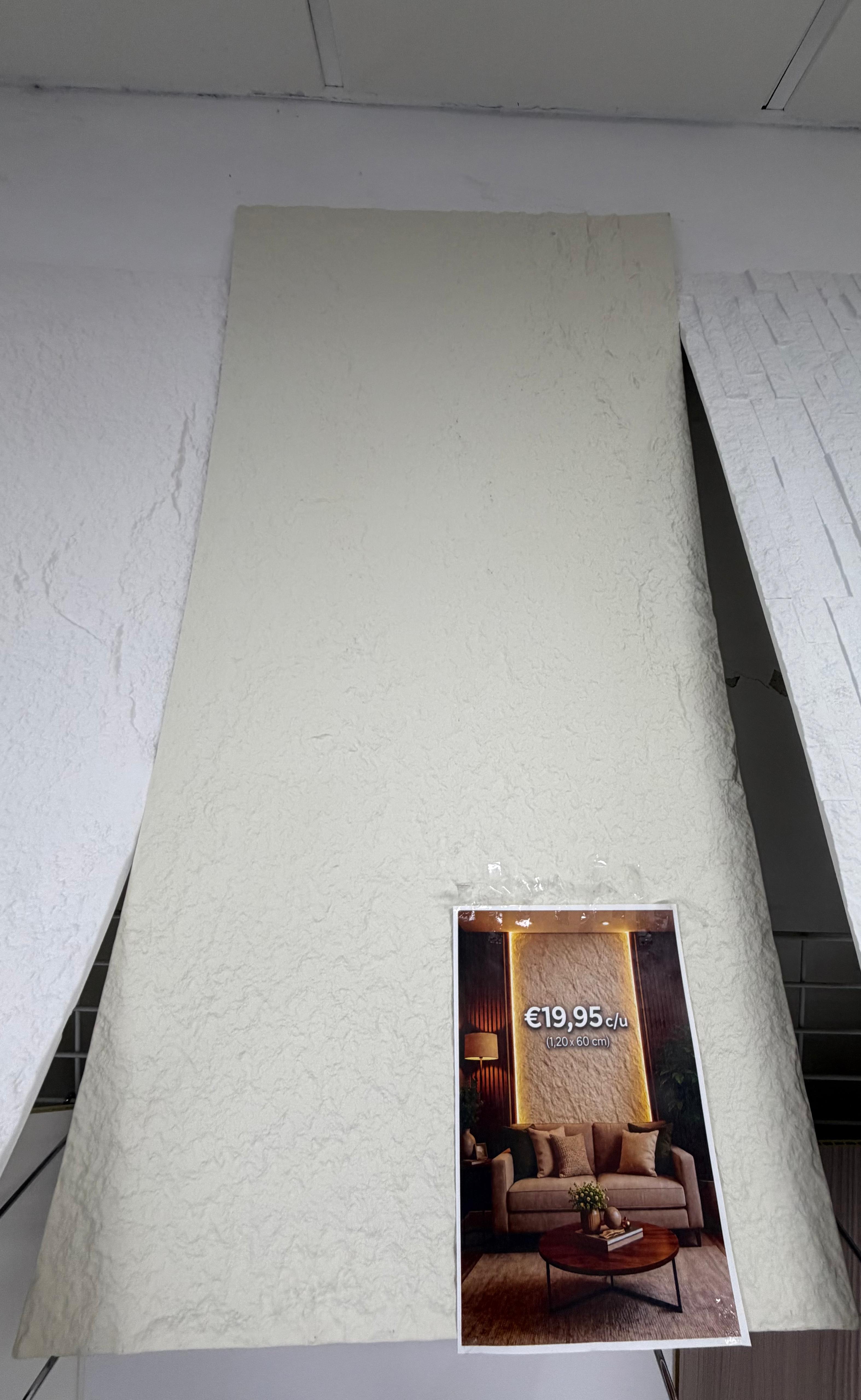 Panel poliestireno estuco crema modelo 14