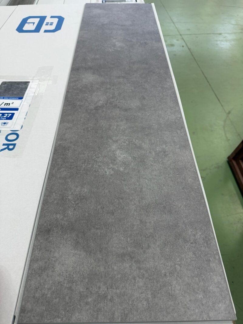 Suelo SPC Gris Cemento 6 mm