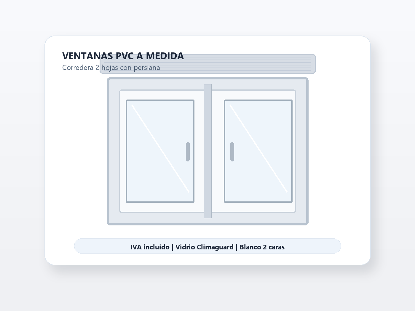 Ventana PVC 1 hoja oscilobatiente con cajon de persiana - Imagen 7