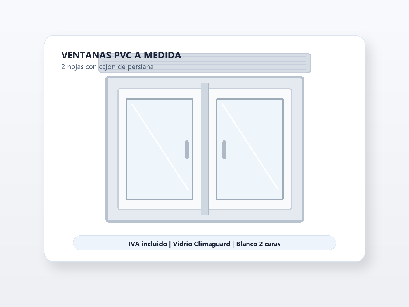 Ventana PVC 1 hoja oscilobatiente con cajon de persiana - Imagen 5